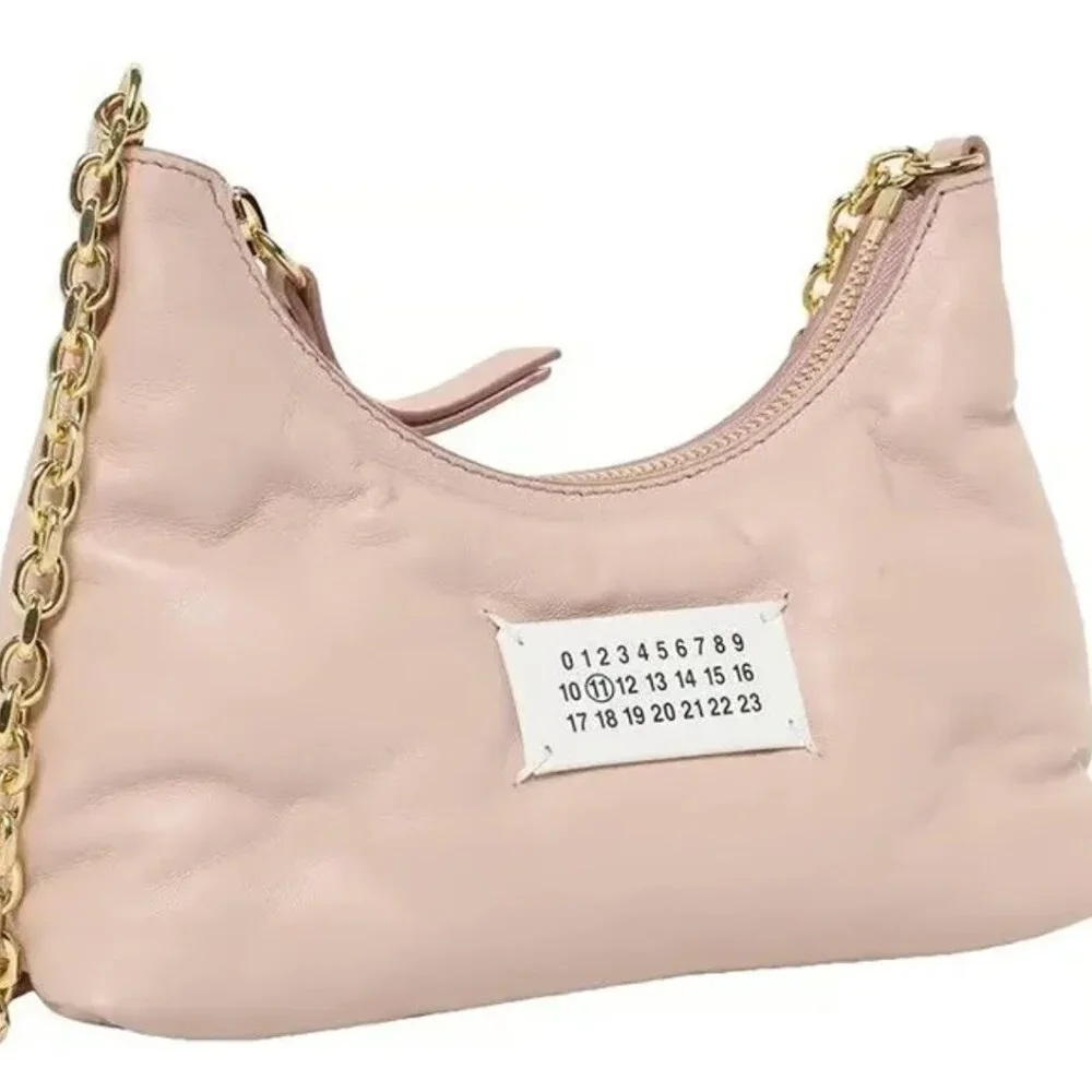 Maison Margiela's Glam Slam Micro Hobo Pink - Picture 2 of 8